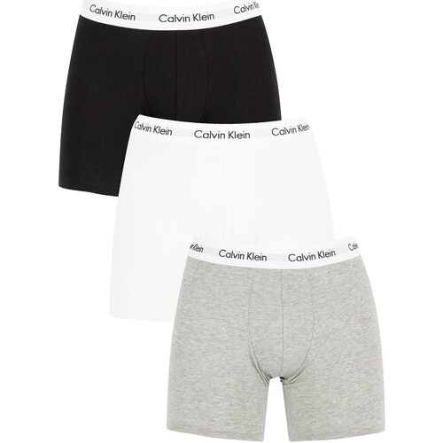 Comprar bóxer Calvin Klein básico color blanco, negro y gris