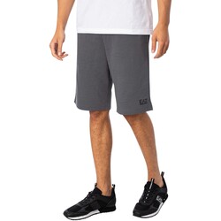 textil Hombre Shorts / Bermudas Emporio Armani EA7 Pantalones Cortos Con Logo Gris