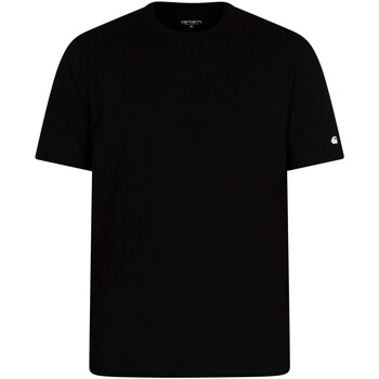 textil Hombre Camisetas manga corta Carhartt Camiseta Base Negro