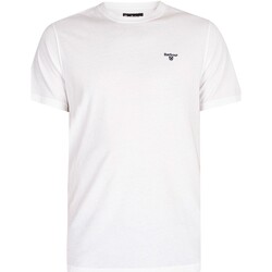 textil Hombre Camisetas manga corta Barbour Camiseta Deportiva Blanco