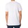 textil Hombre Camisetas manga corta Vans Camiseta Mini Guión Blanco