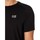 textil Hombre Camisetas manga corta Emporio Armani EA7 Camiseta Ventus 7 Chest Box Logo Negro