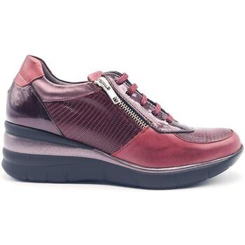 Zapatos Mujer Deportivas Moda Pitillos 5460 Rojo