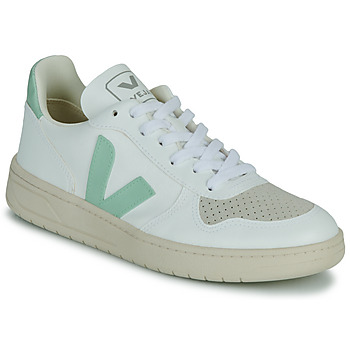 Zapatos Mujer Zapatillas bajas Veja V-10 Blanco / Verde