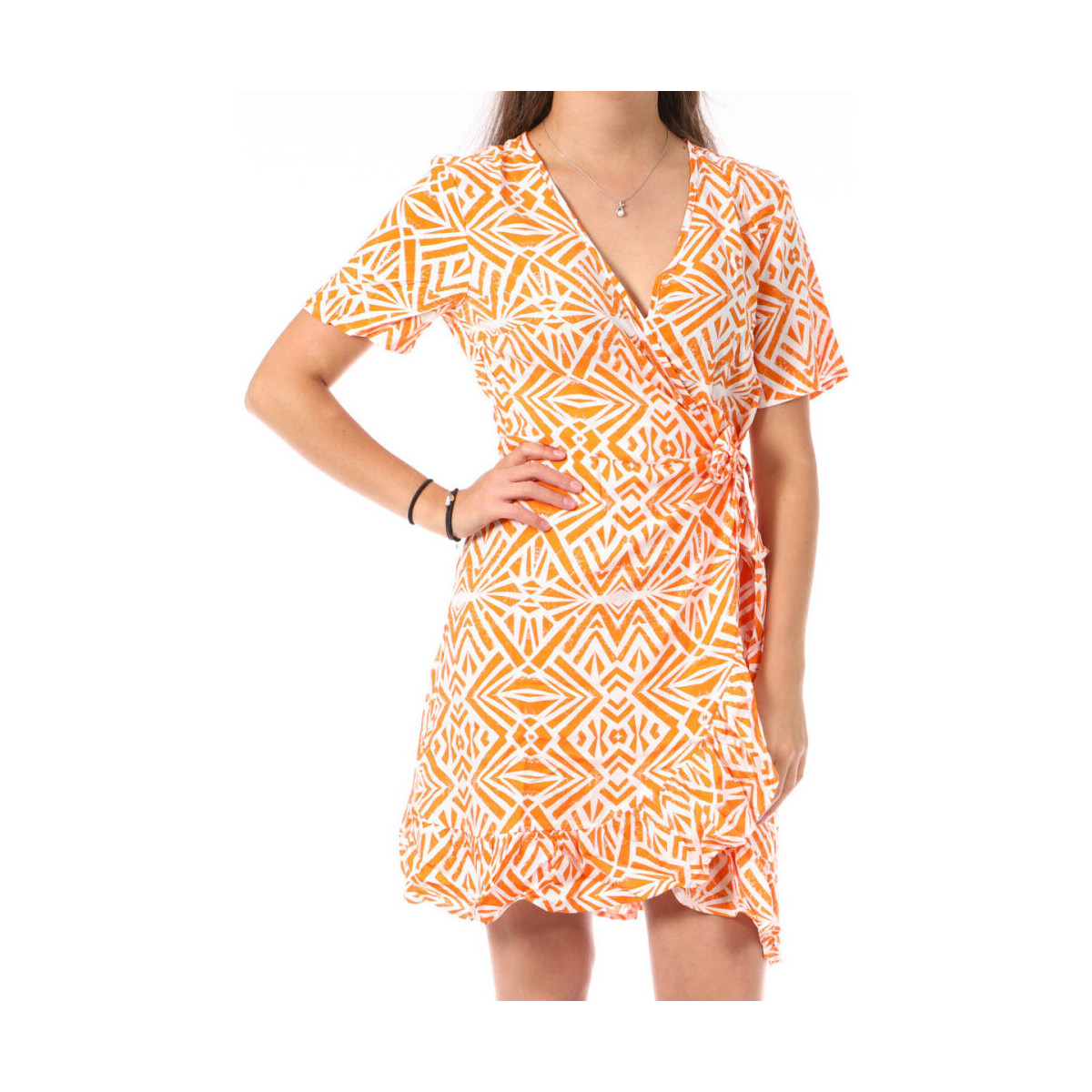 textil Mujer Vestidos Only  Naranja