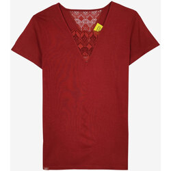 textil Mujer Camisetas manga corta Oxbow Top TIA Rojo