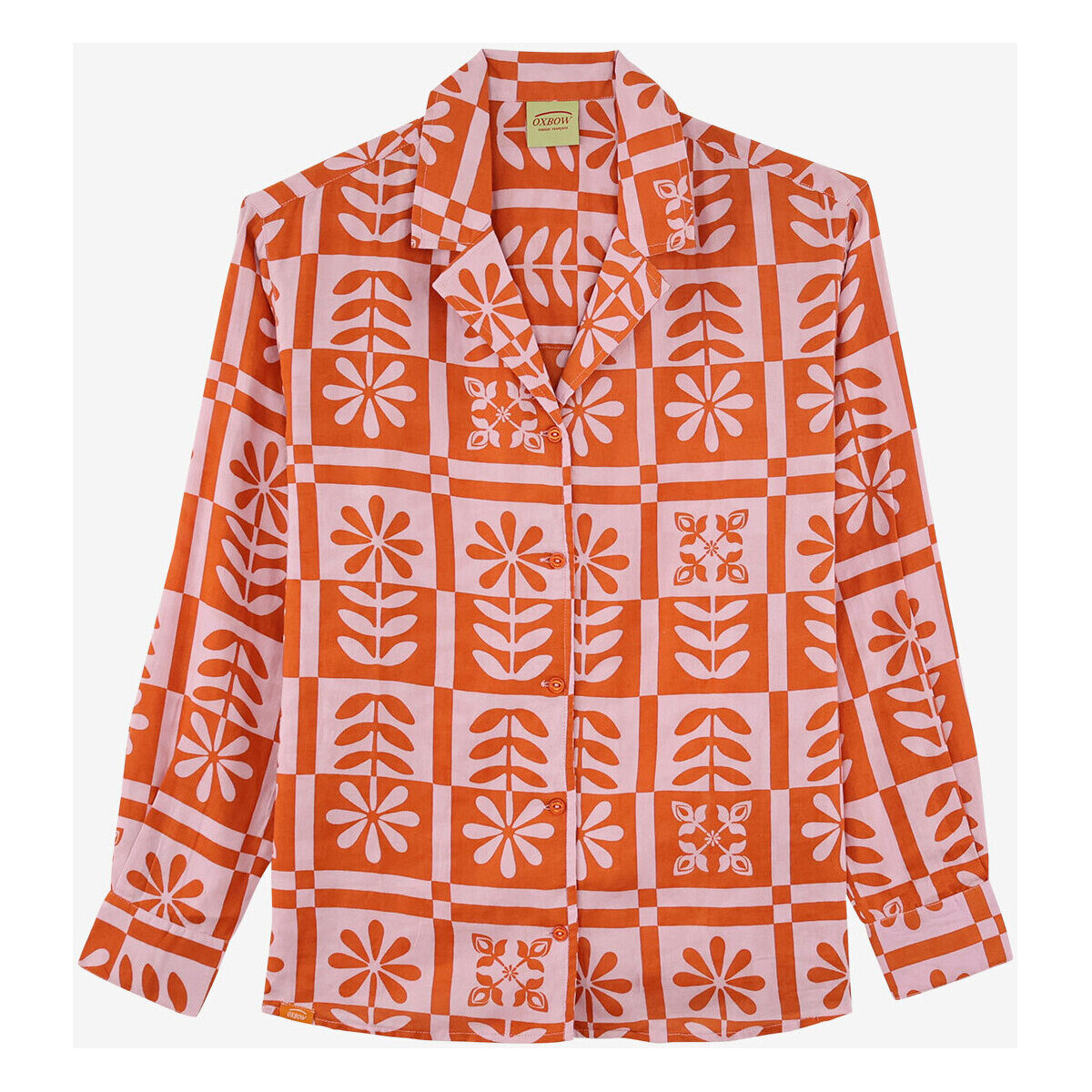 textil Mujer Camisas Oxbow Chemise COLBERT Naranja