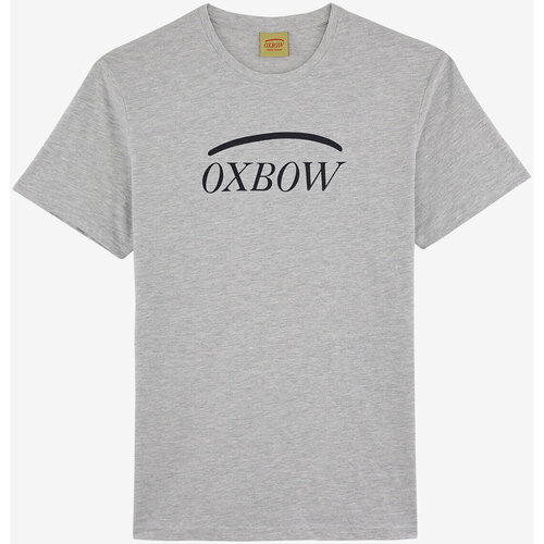 textil Hombre Camisetas manga corta Oxbow Tee Gris