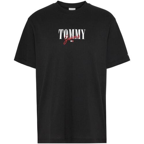 textil Mujer Tops y Camisetas Tommy Jeans TJW RLX ESSENTIAL LOGO 1+ SS Negro