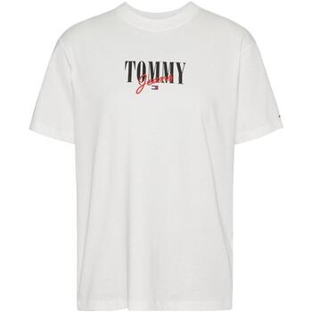 textil Mujer Tops y Camisetas Tommy Jeans TJW RLX ESSENTIAL LOGO 1+ SS Blanco