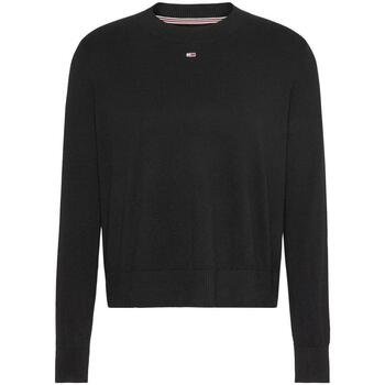 textil Mujer Jerséis Tommy Jeans TJW ESSENTIAL CREW NECK SWEATER Negro