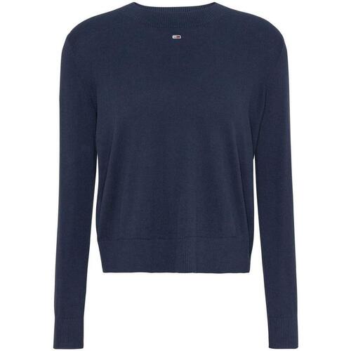 textil Mujer Jerséis Tommy Jeans TJW ESSENTIAL CREW NECK SWEATER Azul
