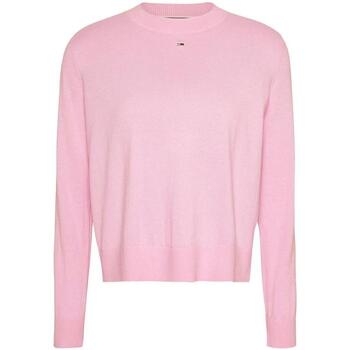 textil Mujer Jerséis Tommy Jeans TJW ESSENTIAL CREW NECK SWEATER Rosa