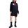 textil Mujer Vestidos Tommy Jeans TJW CABLE FLAG HOODIE DRESS Negro