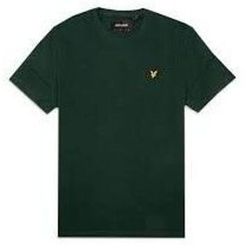 textil Hombre Tops y Camisetas Lyle & Scott TS400VOG PLAIN T-SHIRT-W486 DARK GREEN Verde