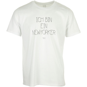 textil Hombre Camisetas manga corta Civissum Ich Bin Ein Newyorker Tee Blanco