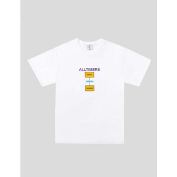 textil Hombre Camisetas manga corta Alltimers CAMISETA  FORM & MATTER T SHIRT  WHITE Blanco