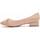 Zapatos Mujer Bailarinas-manoletinas Leindia 83738 Beige