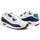 Zapatos Hombre Deportivas Moda Shone 005-001 White/Purple Blanco