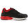 Zapatos Hombre Deportivas Moda Shone 005-001 Black/Red Negro