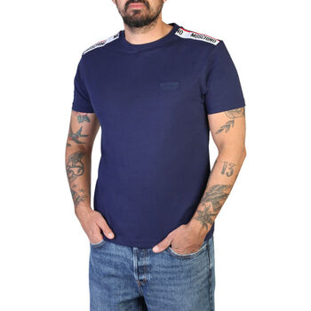 textil Hombre Camisetas manga corta Moschino A0781-4305 A0290 Blue Azul