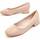 Zapatos Mujer Bailarinas-manoletinas Leindia 83736 Beige