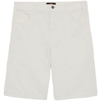 textil Hombre Shorts / Bermudas Dickies Pantalones cortos Duck Canvas Hombre Stone Washed Cloud Blanco