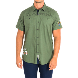 textil Hombre Camisas manga larga La Martina TMC303-TW029-03175 Verde