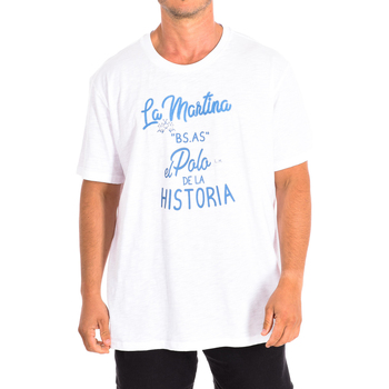 textil Hombre Camisetas manga corta La Martina TMR301-JS259-00001 Blanco
