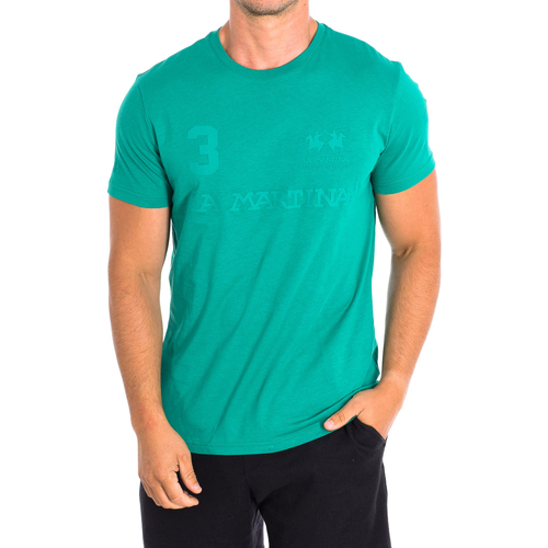 textil Hombre Camisetas manga corta La Martina TMR309-JS206-03104 Verde