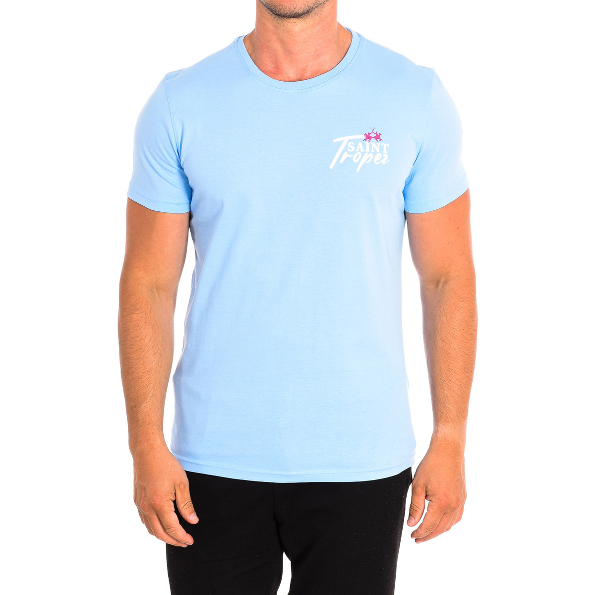 textil Hombre Camisetas manga corta La Martina TMR605-JS354-07003 Azul