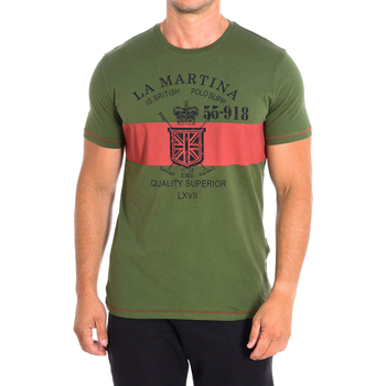 textil Hombre Camisetas manga corta La Martina TMRE31-JS206-03175 Verde