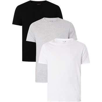textil Hombre Camisetas manga corta Lacoste Pack De 3 Camisetas De Salón Essentials Multicolor