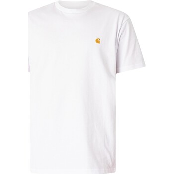 textil Hombre Camisetas manga corta Carhartt Camiseta Chase Blanco