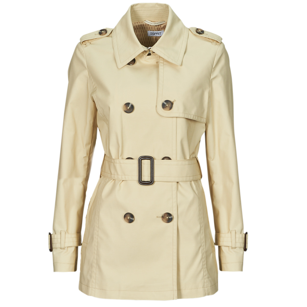 textil Mujer Trench Esprit CLASSIC TRENCH Beige