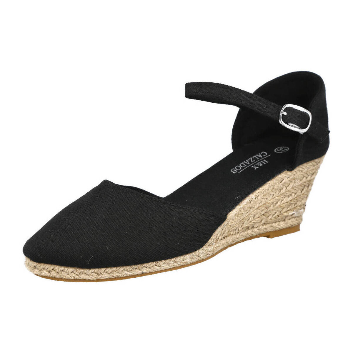 Zapatos Mujer Alpargatas L&R Shoes MDQ-8 Negro