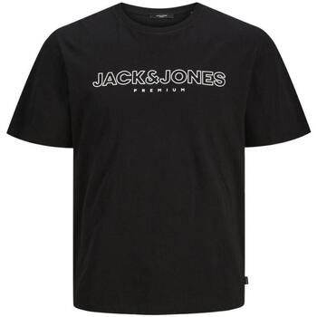 textil Hombre Camisetas manga corta Jack & Jones 12245598 Negro