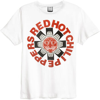textil Camisetas manga larga Red Hot Chilli Peppers RO395 Blanco