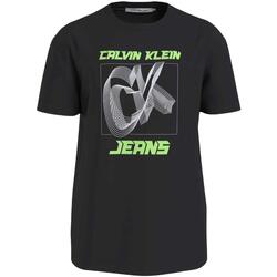 textil Hombre Camisetas manga corta Calvin Klein Jeans J30J324505 BEH Negro