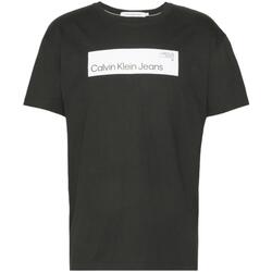 textil Hombre Camisetas manga corta Calvin Klein Jeans J30J324018 BEH Negro