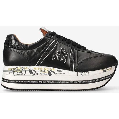 Zapatos Mujer Deportivas Moda Premiata BETH 6045-BLACK Negro