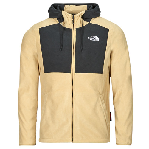 textil Hombre Polaire The North Face HOMESAFE FULL ZIP FLEECE HOODIE Beige / Negro