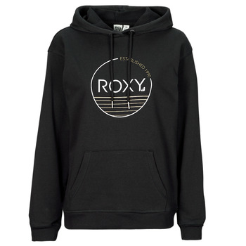 textil Mujer Sudaderas Roxy SURF STOKED HOODIE TERRY Negro