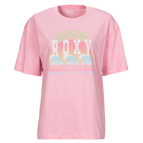 textil Mujer Camisetas manga corta Roxy DREAMERS WOMEN D Rosa