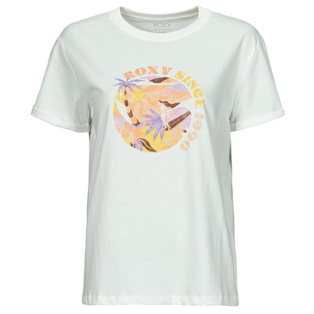 textil Mujer Camisetas manga corta Roxy SUMMER FUN B Blanco