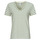 textil Mujer Camisetas manga corta Petit Bateau A0ACS COL V Blanco / Verde