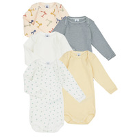 textil Niños Pijama Petit Bateau BODY US ML TROTINETTE X5 Multicolor