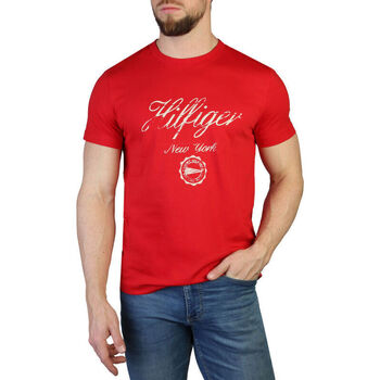 textil Hombre Tops y Camisetas Tommy Hilfiger - mw0mw30040 Rojo