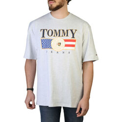 textil Hombre Camisetas manga corta Tommy Hilfiger - dm0dm15660 Gris