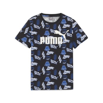 textil Niño Camisetas manga corta Puma ESS+ MID 90S AOP TEE B Azul